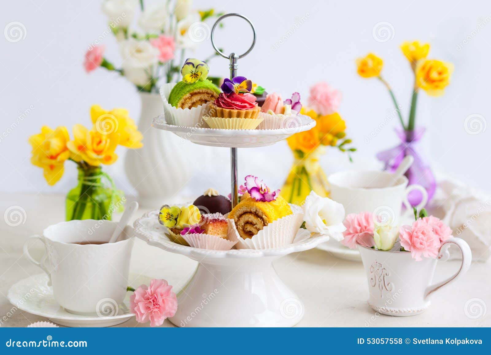 cakes for afternoon tea