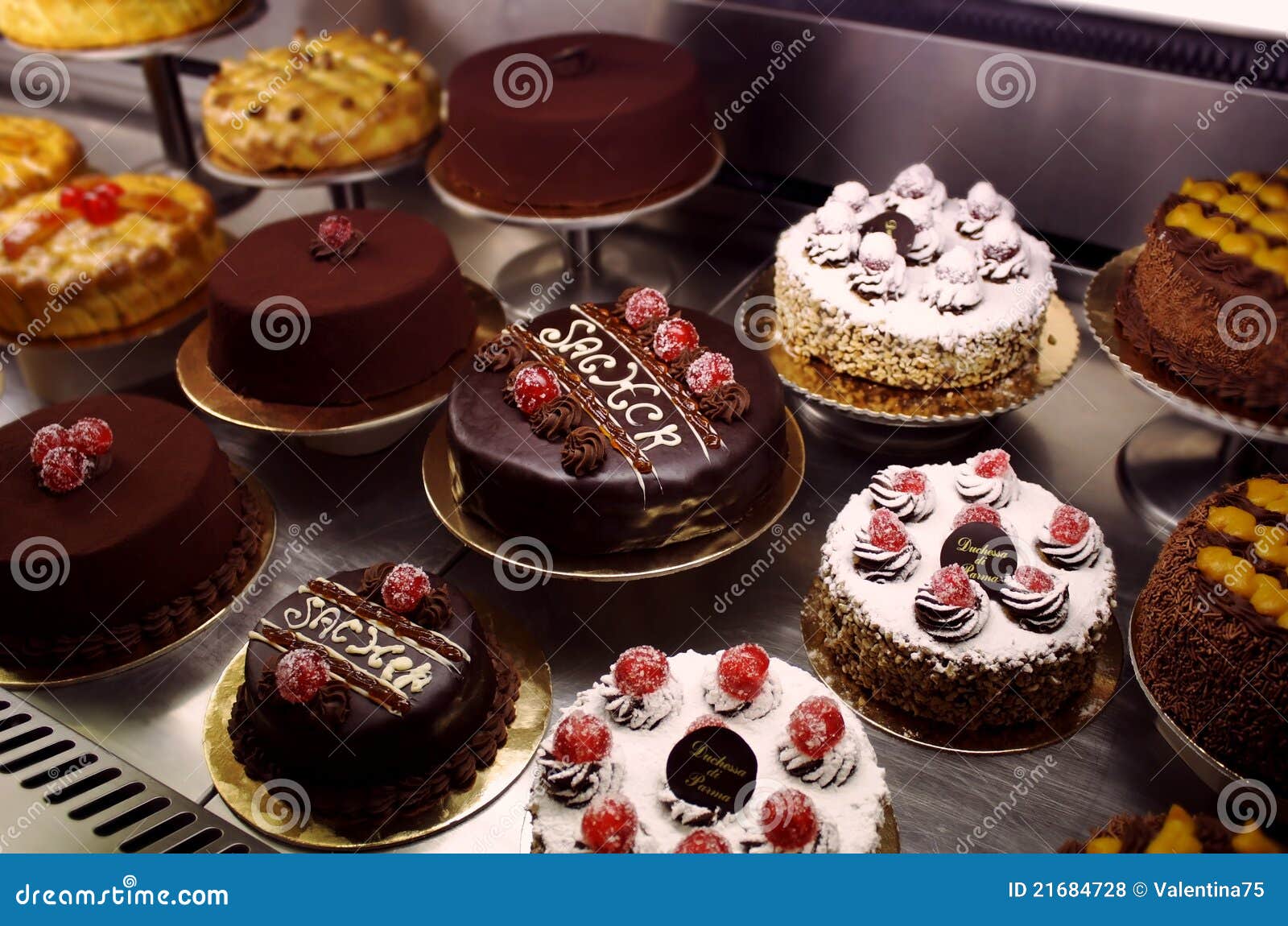 Cakes variety stock photo. Image of fresh, italian, presentation 21684728