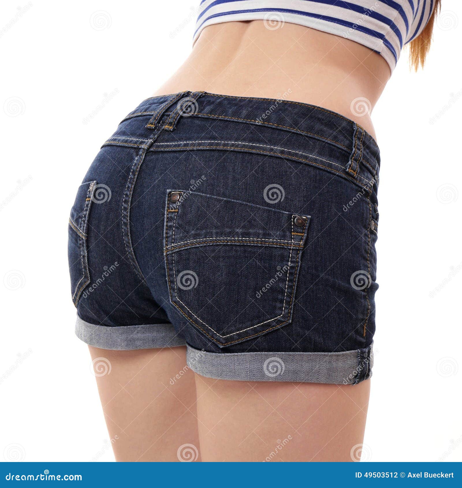 Hot Pants or Booty Shorts Fashion Trend Stock Photo - Image of attractive,  female: 97948248