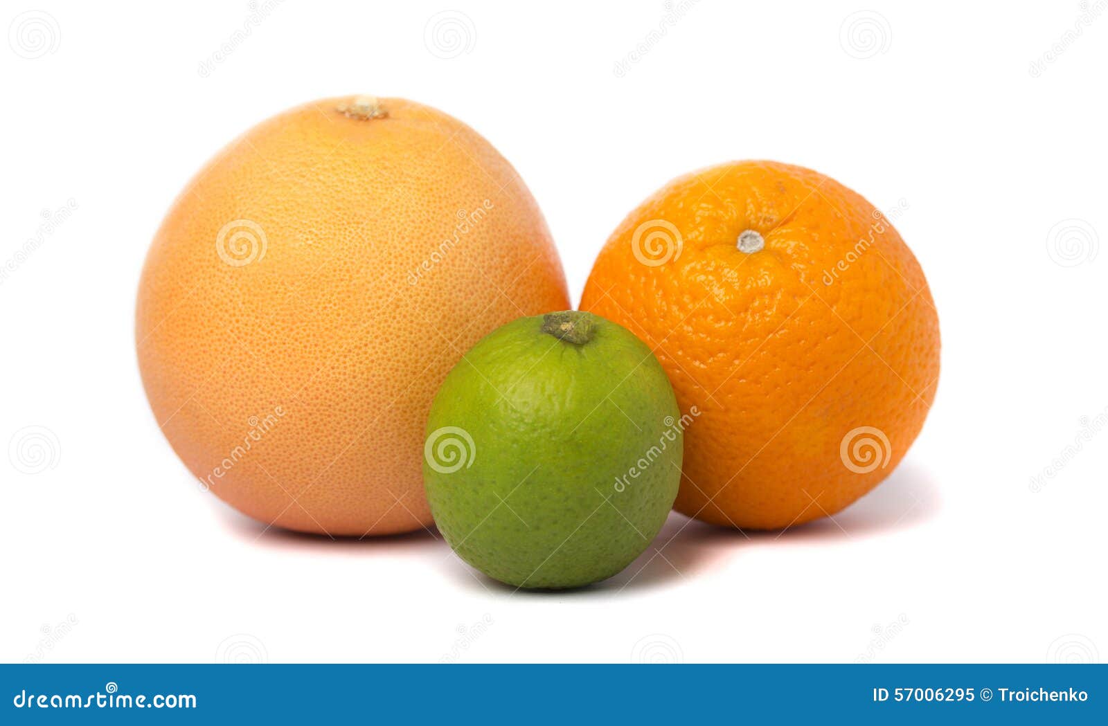 Cal, pomelo y naranja imagen de archivo. Imagen de aislado 57006295