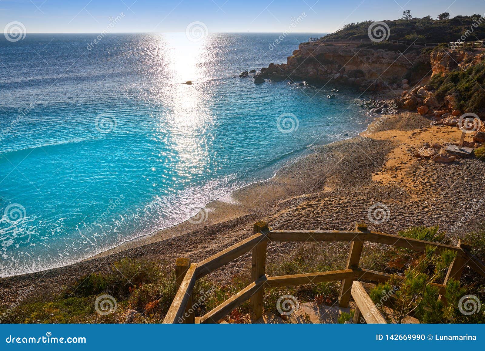 cala la buena beach in el perello beach