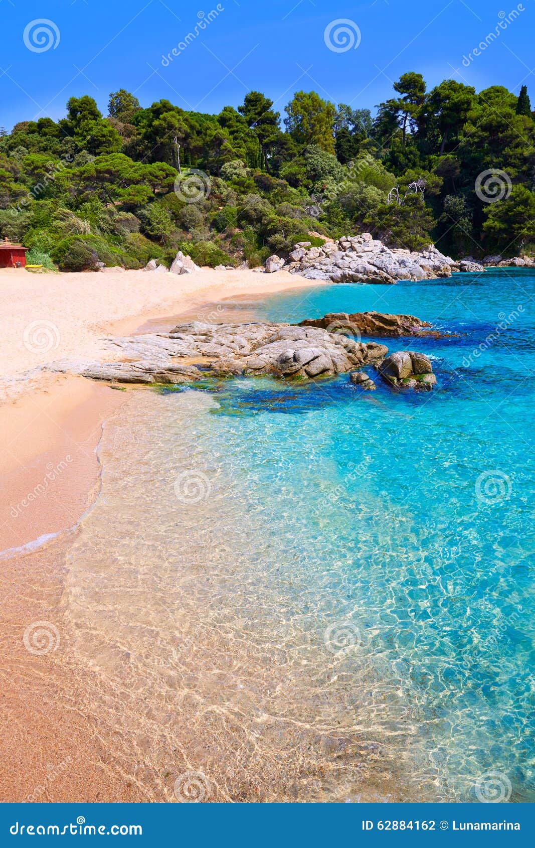 cala sa boadella platja beach in lloret de mar