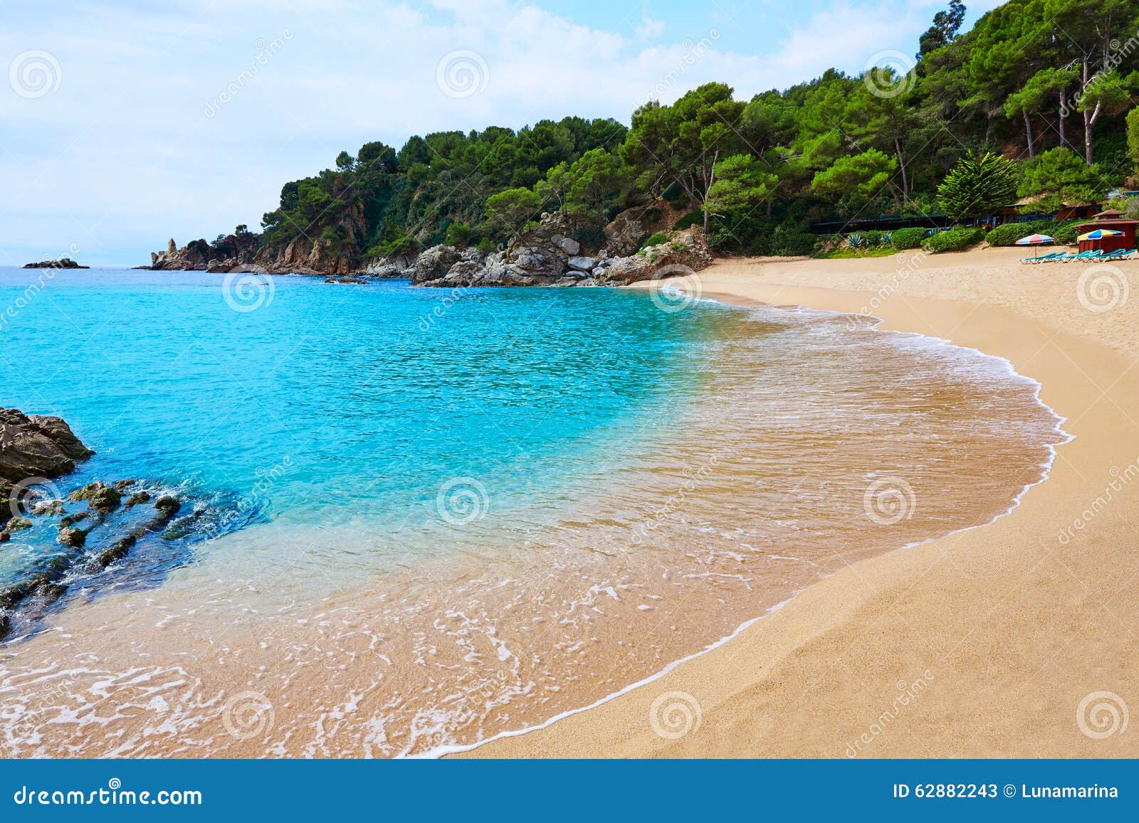 cala treumal beach lloret de mar costa brava