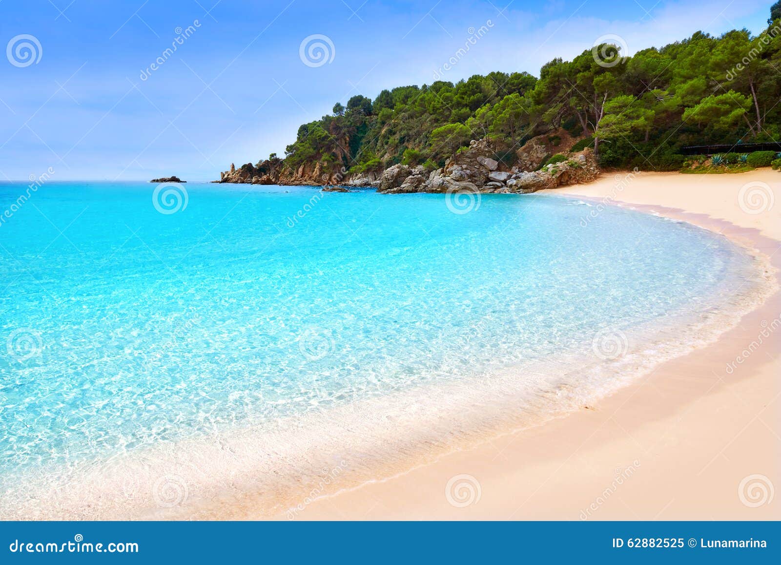 cala treumal beach lloret de mar costa brava