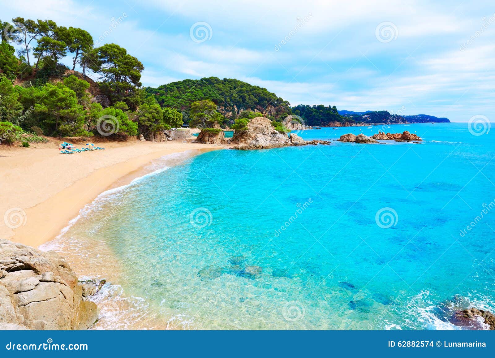 cala treumal beach lloret de mar costa brava