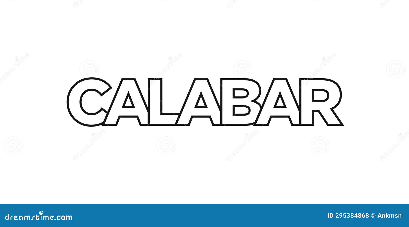 calabar in the nigeria emblem. the  features a geometric style,   with bold typography in a modern font.