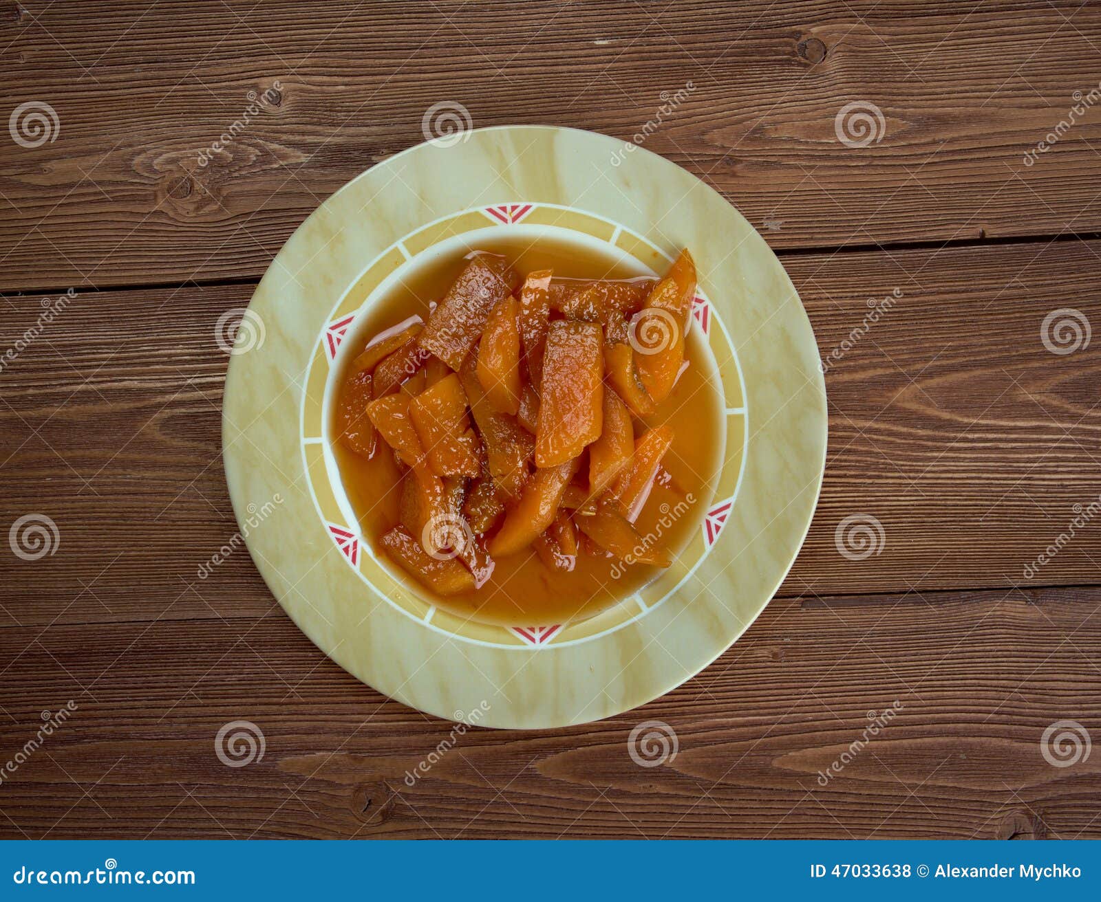 calabaza con azucar moreno