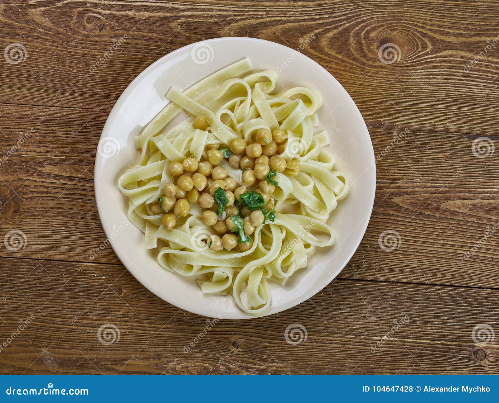 calabrian pasta with chickpea