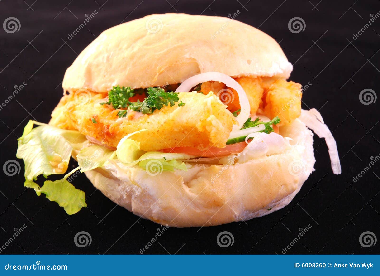 Calamari burger stock photo. Image of cuisine, light, background - 6008260