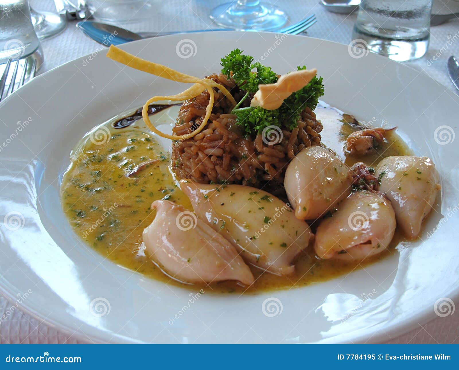 Calamari tubes stock image. Image of spiced, delicious 7784195