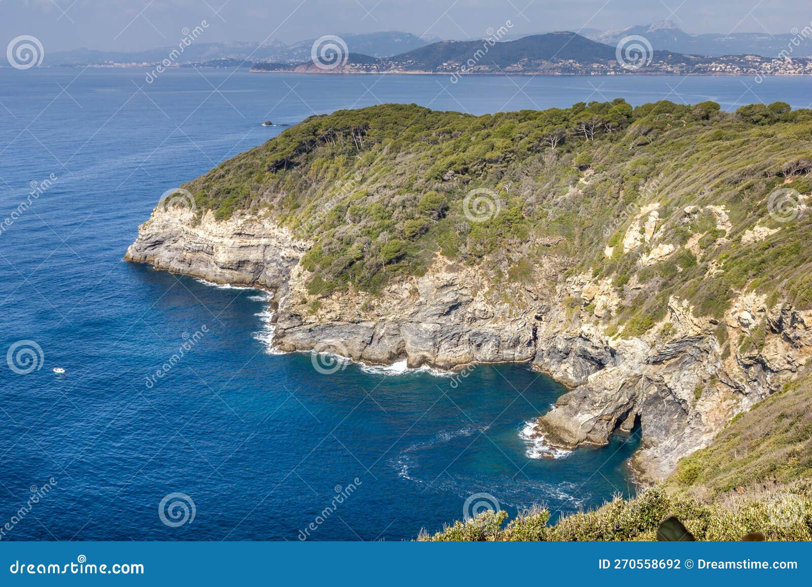 Calanque Du Ble in Hyeres, South of France Stock Photo Image of
