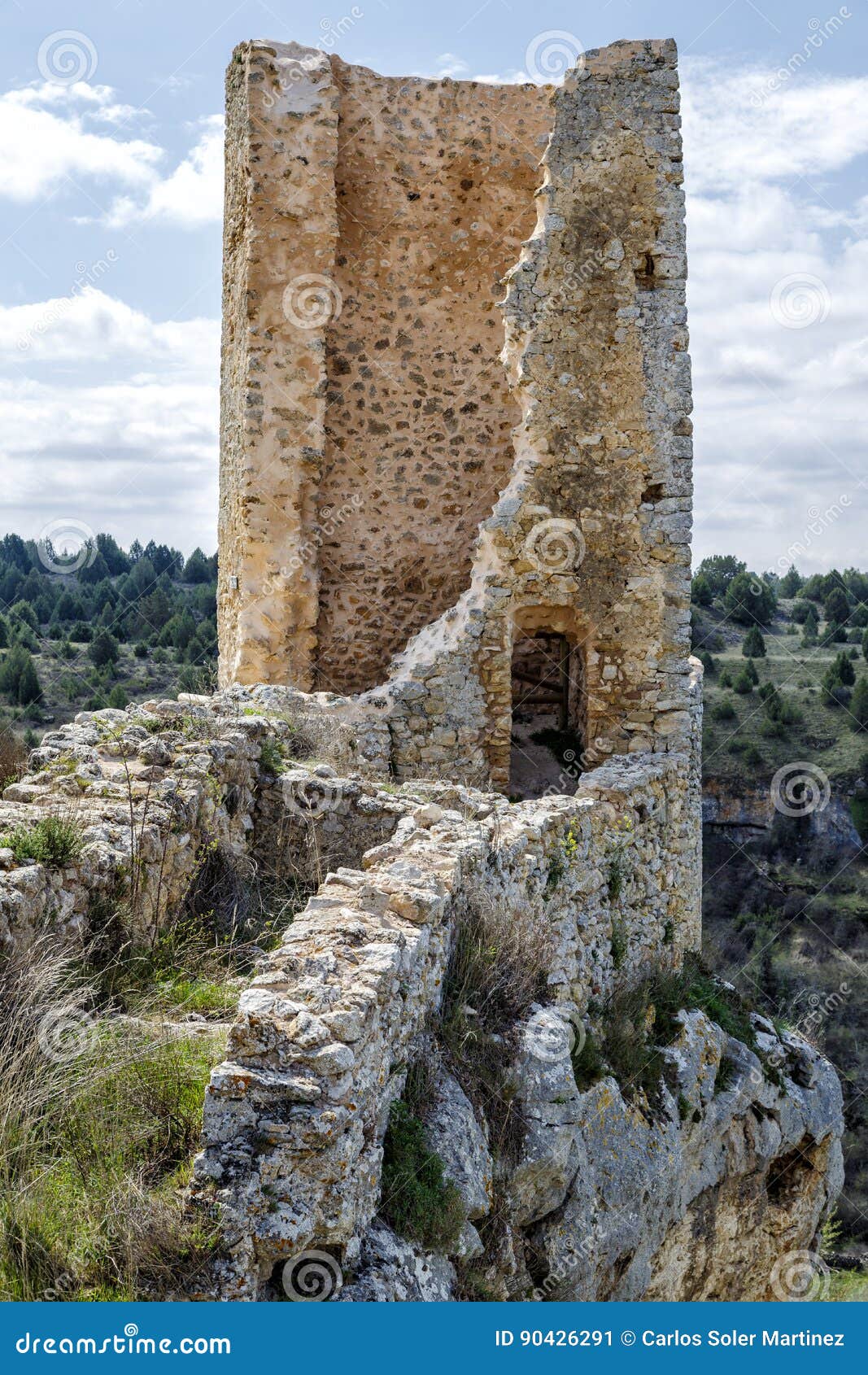 Calatanazor, Soria Spain stock image. Image of masonry 90426291