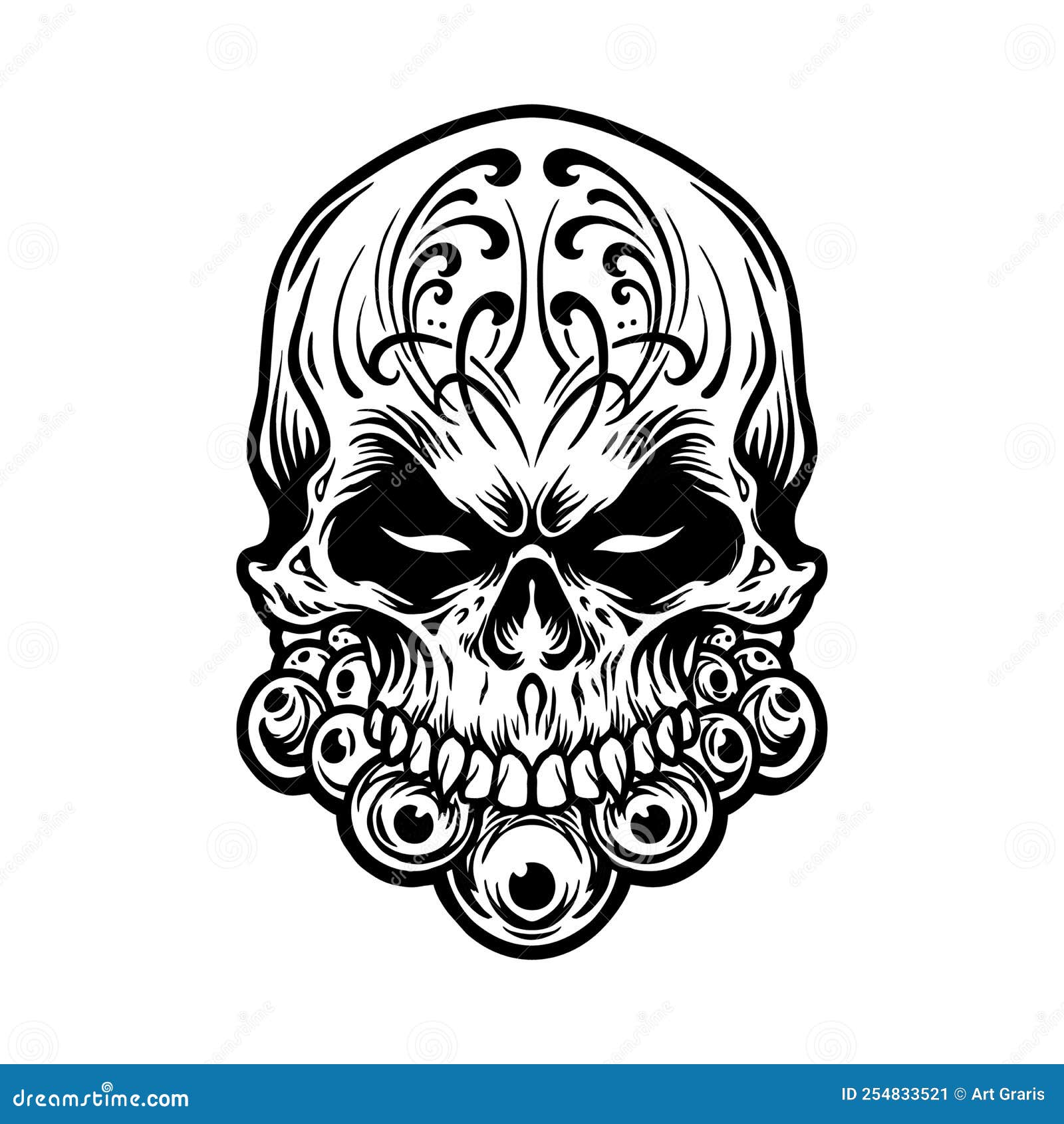 calavera muerte mexicana dia de los silhouette