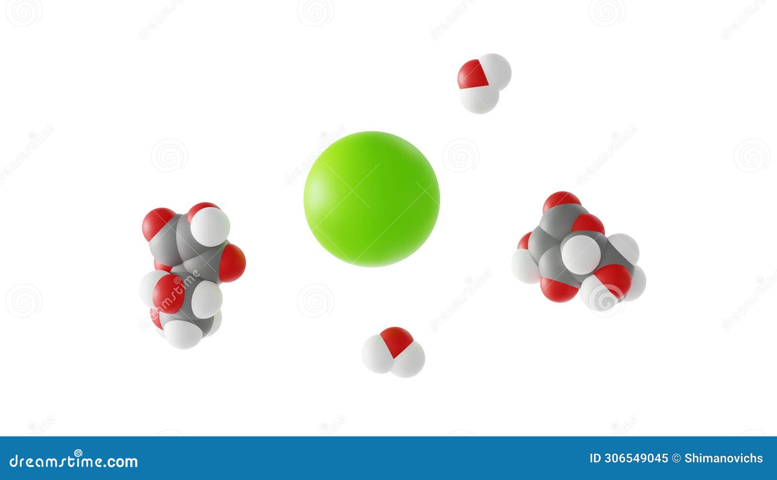 Calcium Ascorbate Molecule, Antioxidant E302, Molecular Structure
