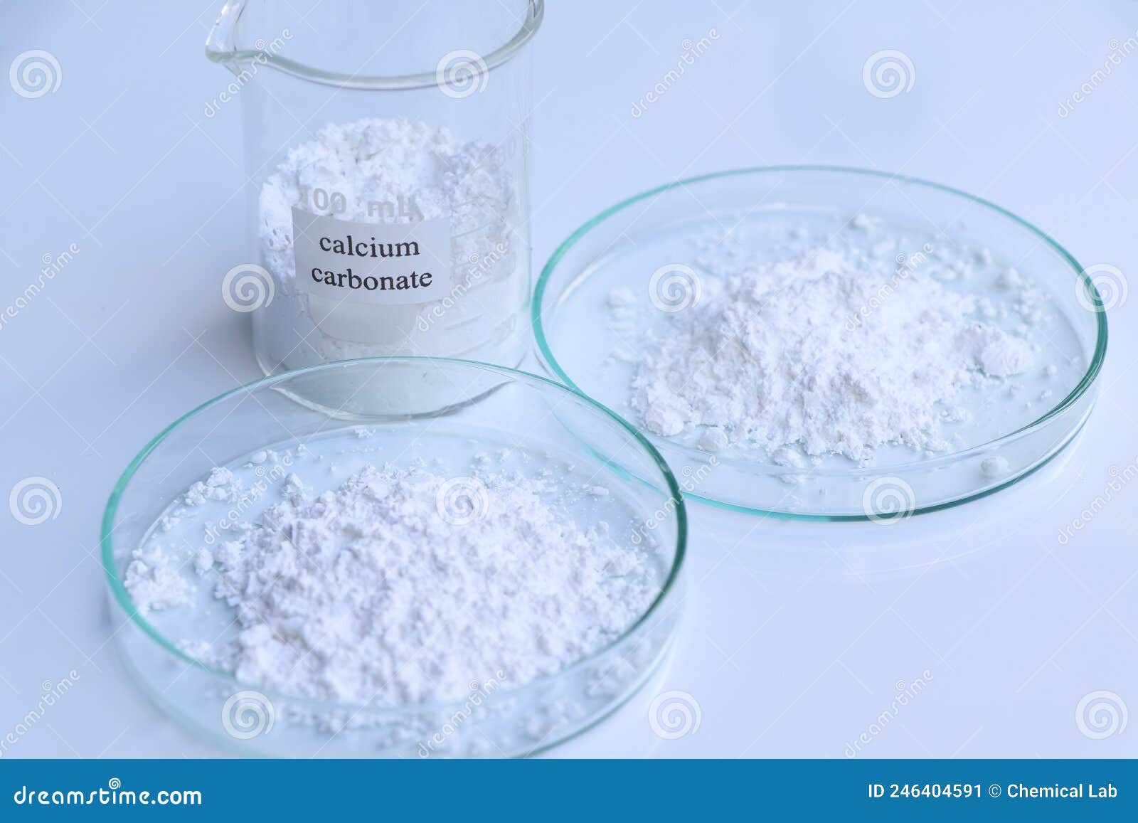 Calcium Carbonate is Used in Laboratory or in the Industry Stock Image Image of product