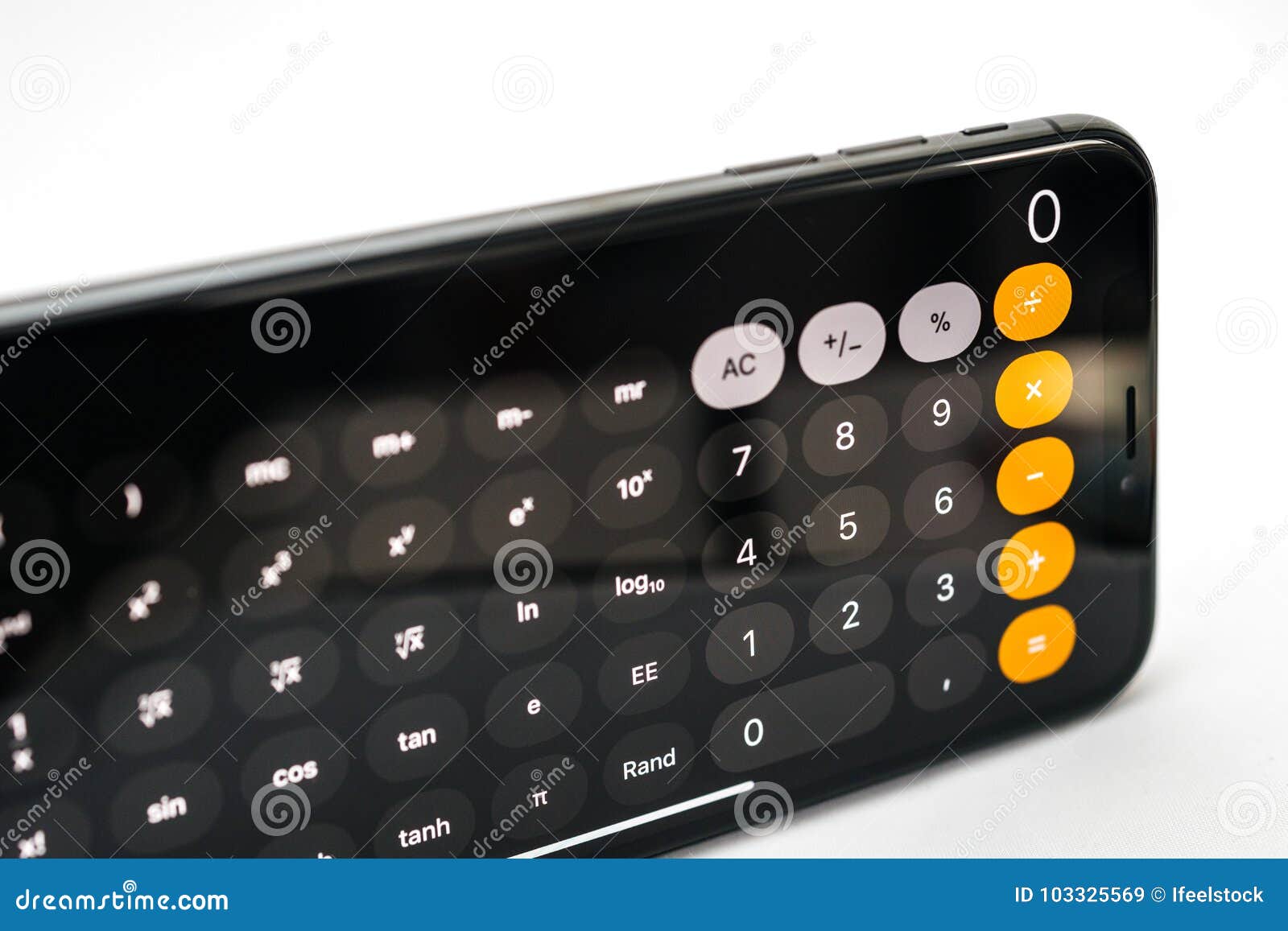 Calculadora App En El Nuevo Smartphone Del IPhone X De Apple Imagen de  archivo editorial - Imagen de célula, teléfono: 103325569