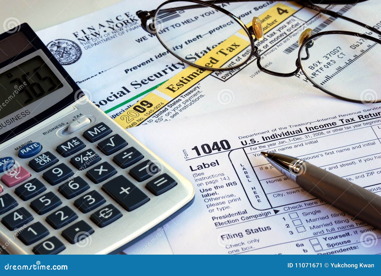 calculate the income tax return