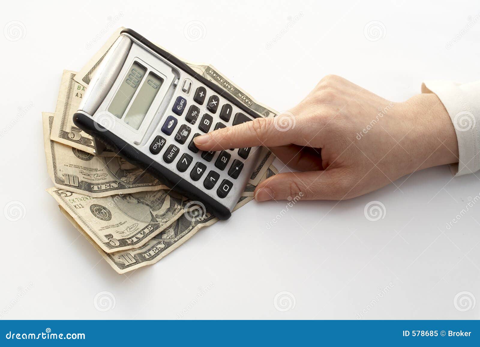 Calculating Royalty Free Stock Photo - Image: 578685