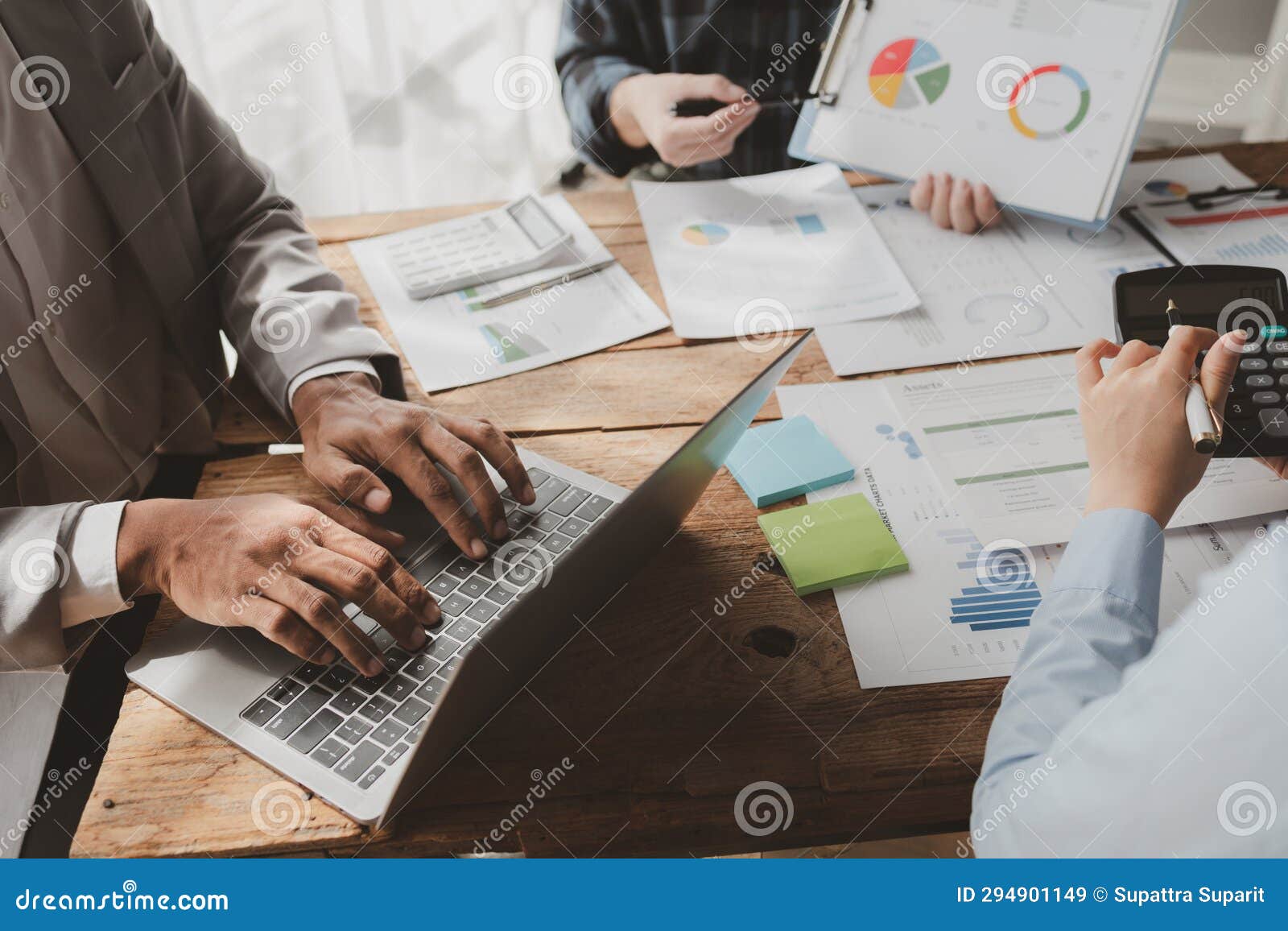 they are calculating the taxes they have to pay, numerical data is being presented for the accountant to calculate, they are
