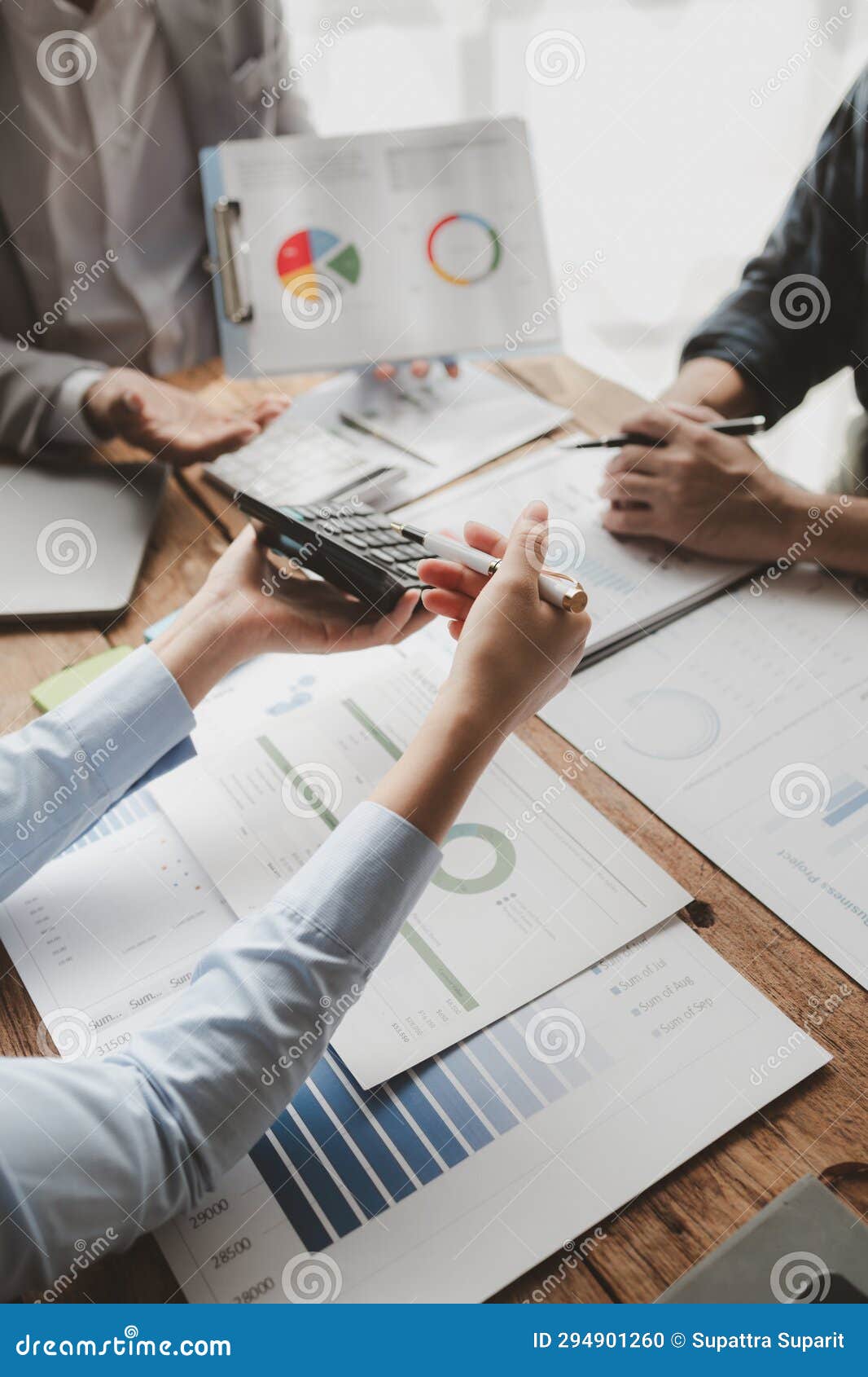 they are calculating the taxes they have to pay, numerical data is being presented for the accountant to calculate, they are