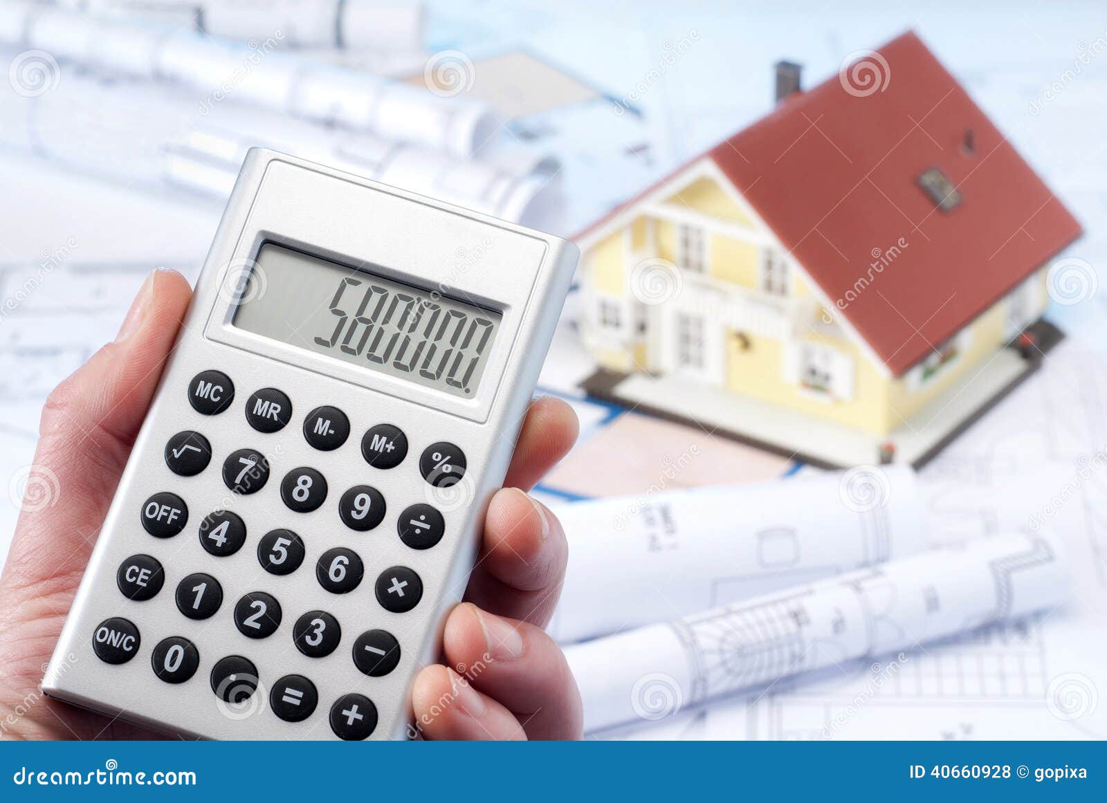 Calculation of the Construction Costs Stock Photo Image of calculate