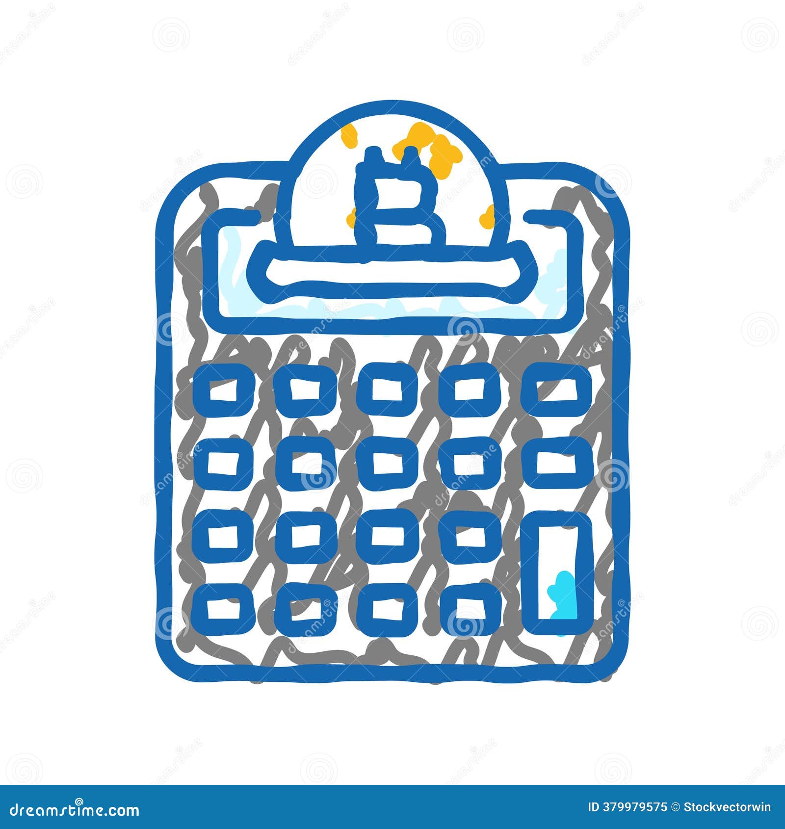 Calculator Cryptocurrency Mining Icon Doodle Illustration Stock Vector -  Illustration of reward, symbol: 379979575