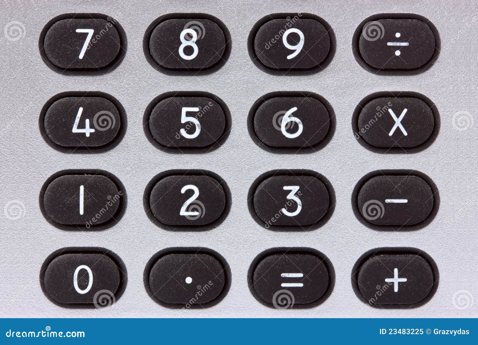 Calculator keypad closeup stock image. Image of symbol 23483225