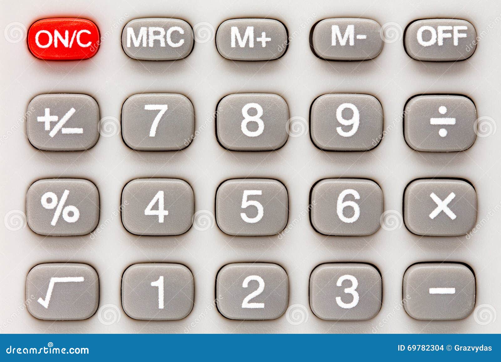 Calculator keypad. stock photo. Image of multiply, accounting 69782304