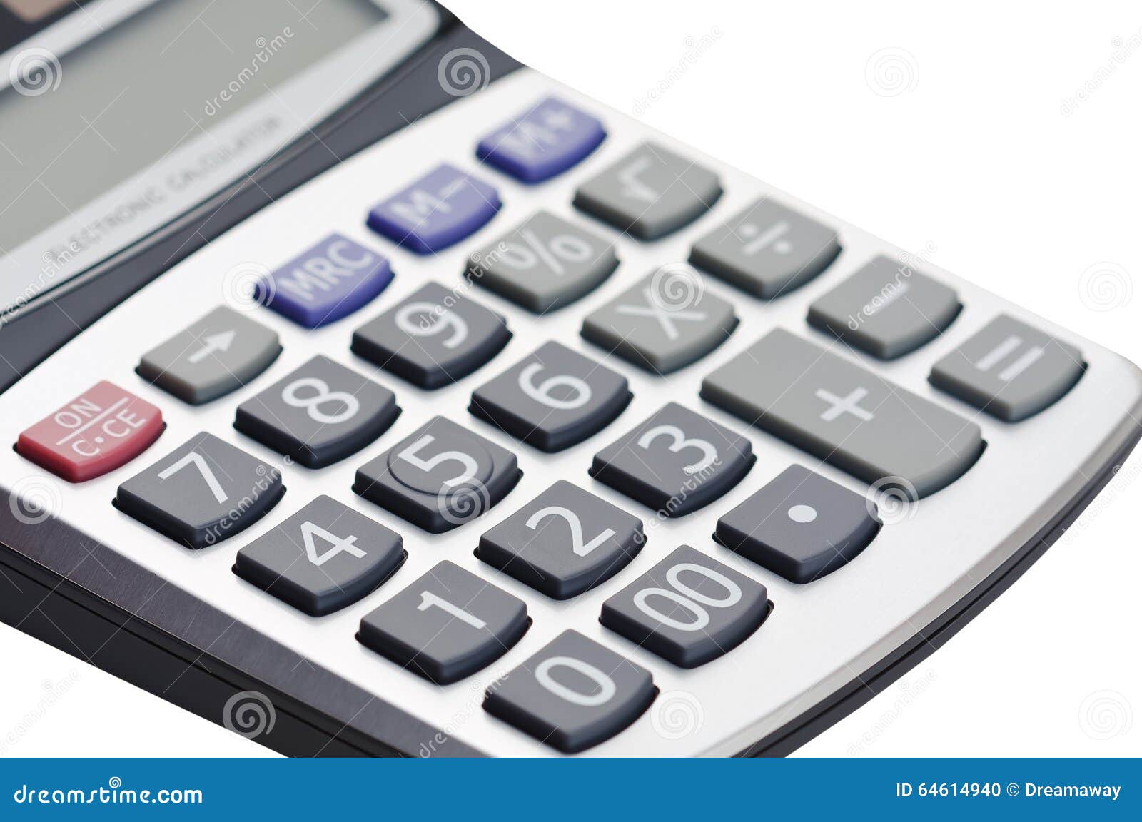 Calculator keypad. stock photo. Image of bank, closeup 64614940
