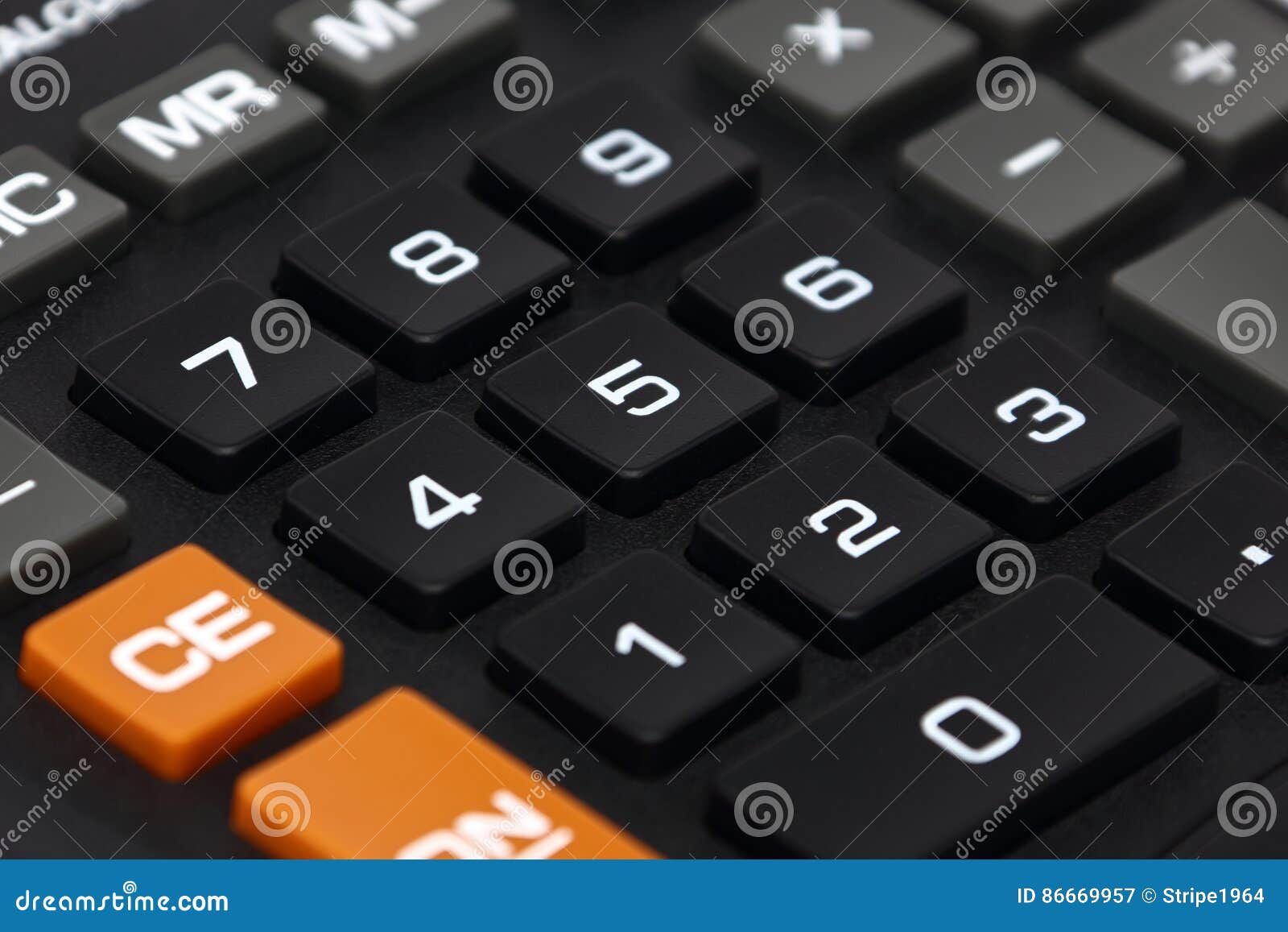 Calculator keypad stock image. Image of numbers, objects 86669957