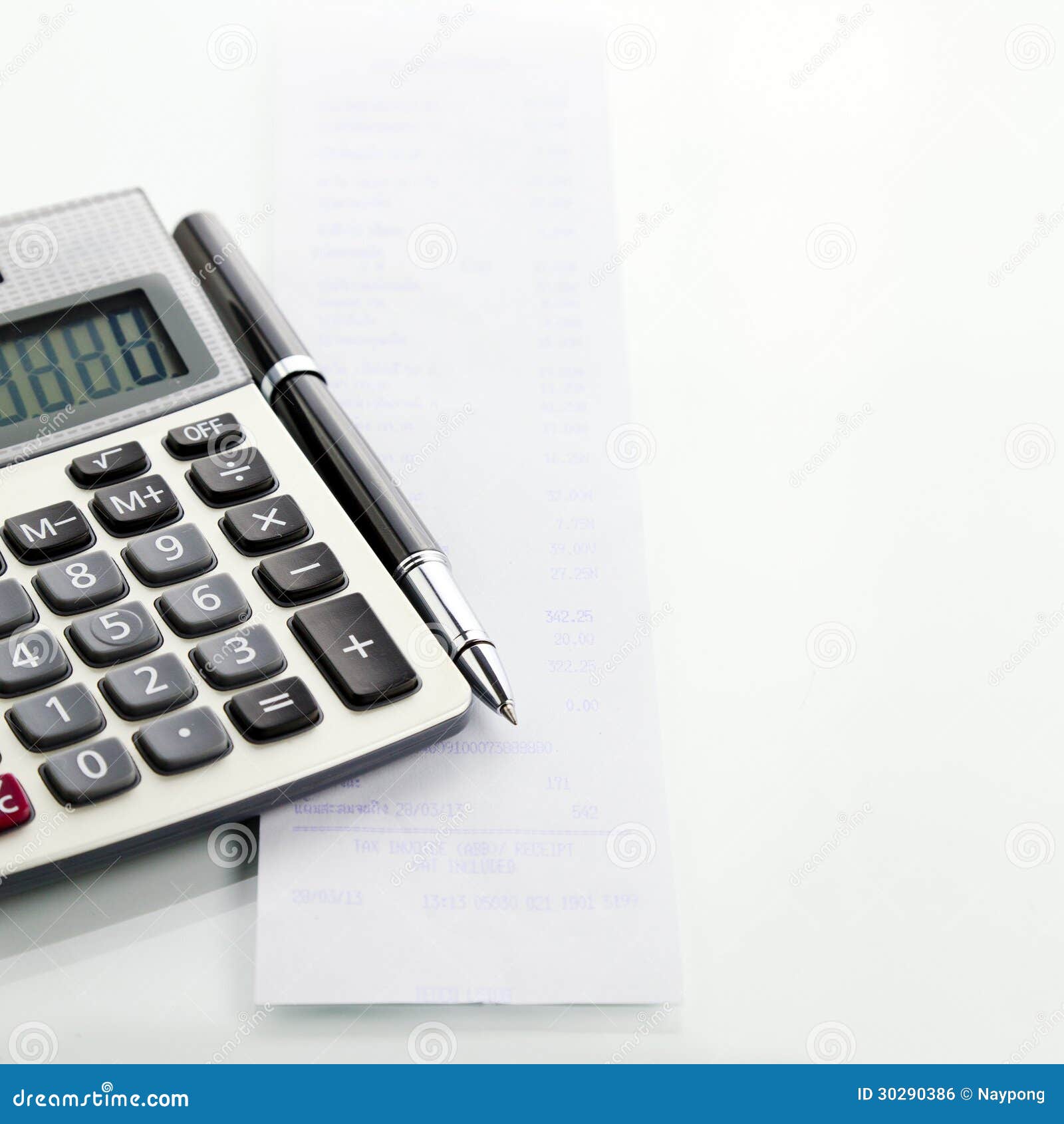 Shopping list stock photo. Image of number, list, notice 30290386