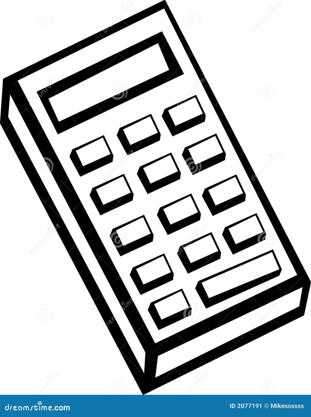 Calculator Clip Art Black And White