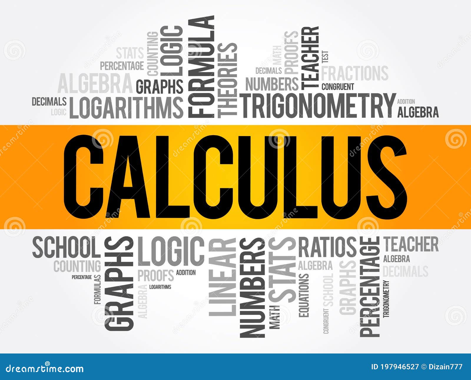 calculus word cloud collage