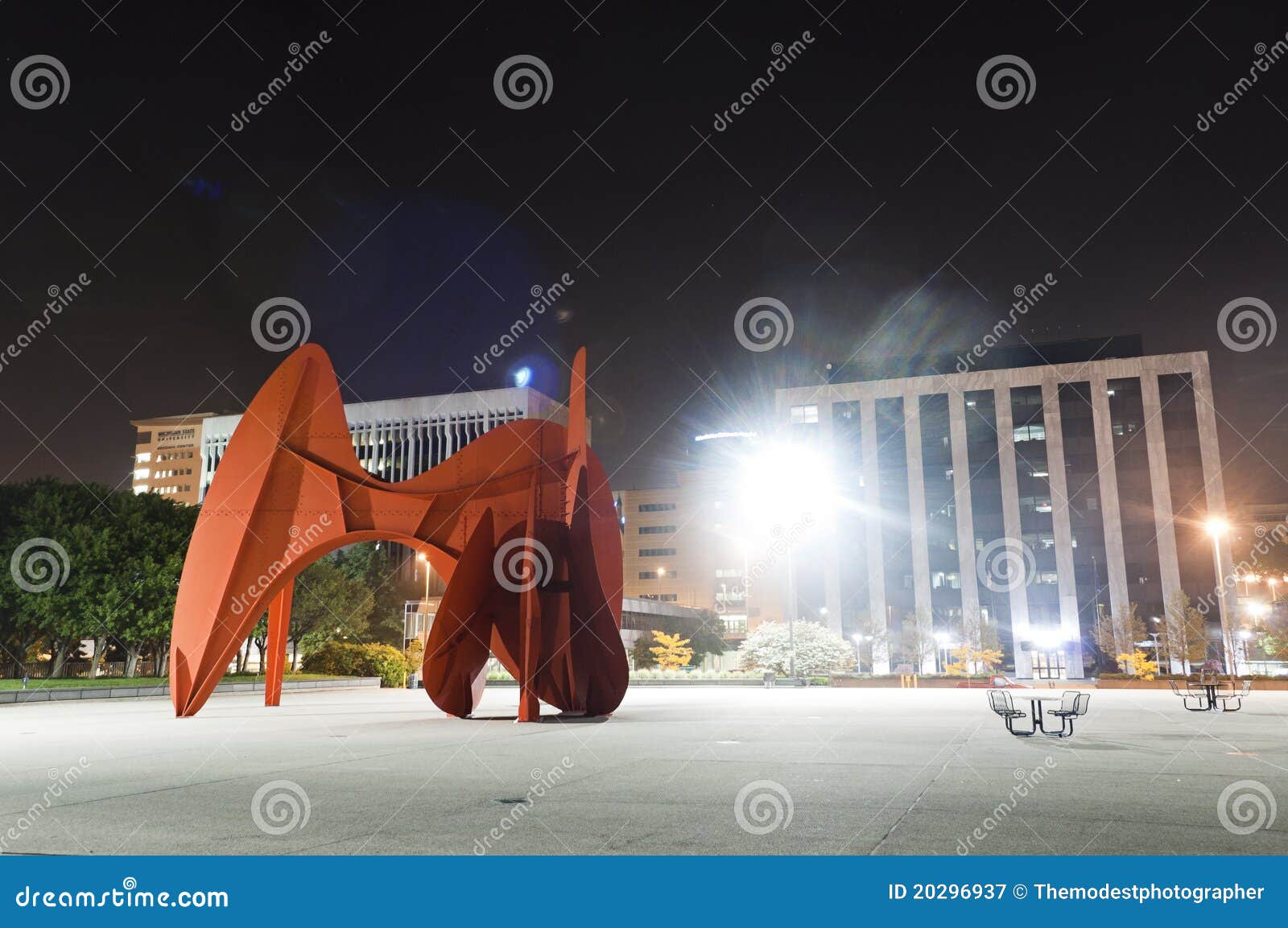 Calder Plaza editorial photography. Image of contest 20296937