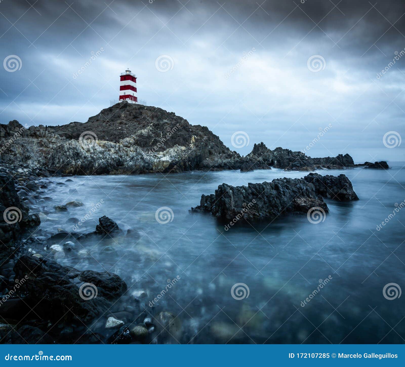 caldera lighthouse before nightfall