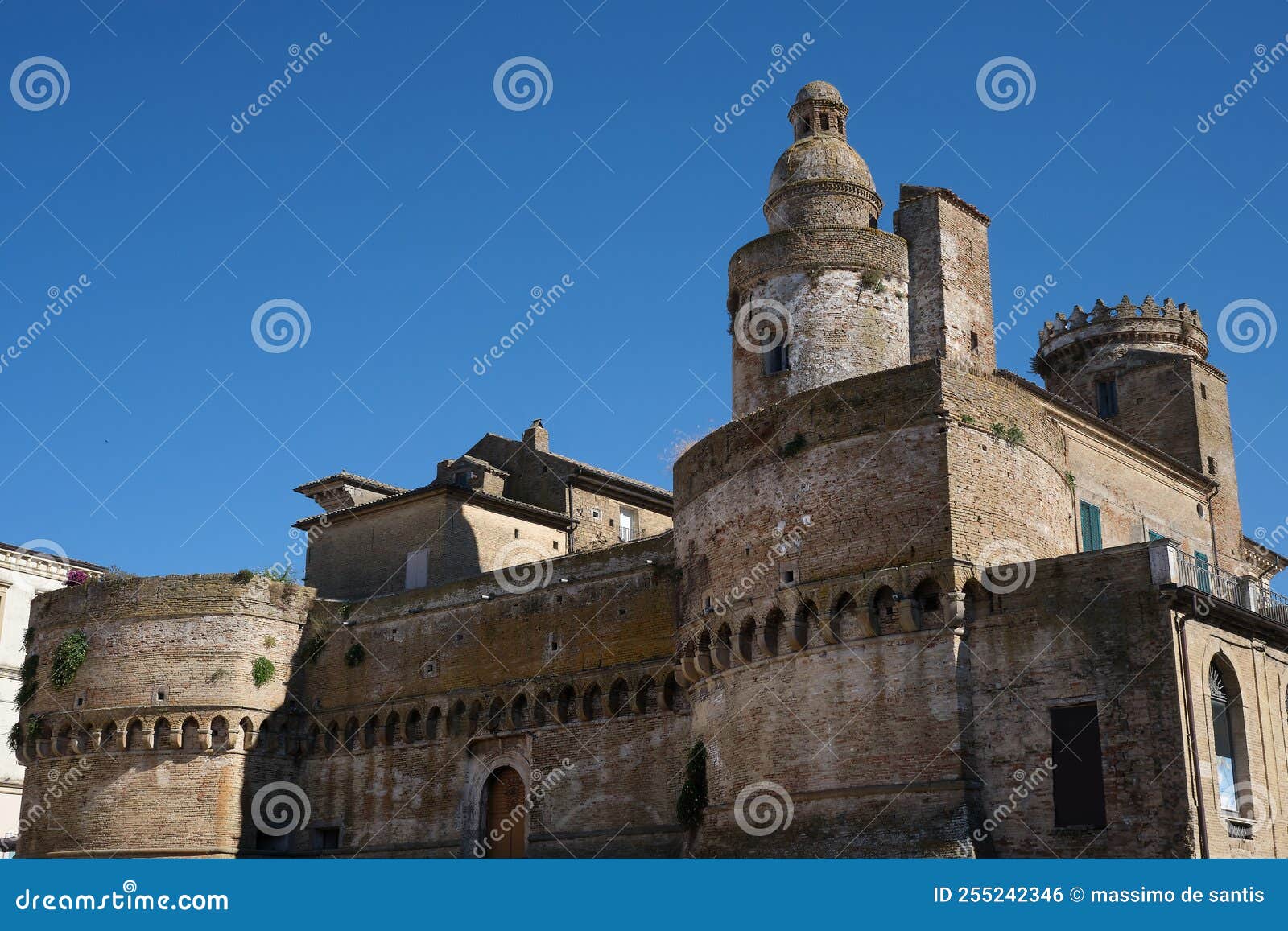 caldoresco castle of the village of vasto abruzzo