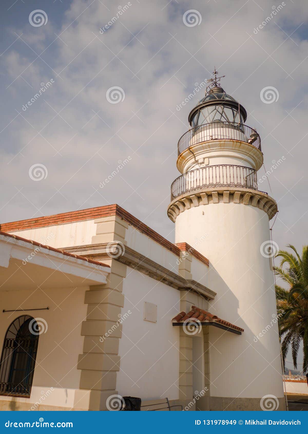 calella lighthouse is active lighthouse situated in coastal town of calella in costa del maresme, catalonia, spain
