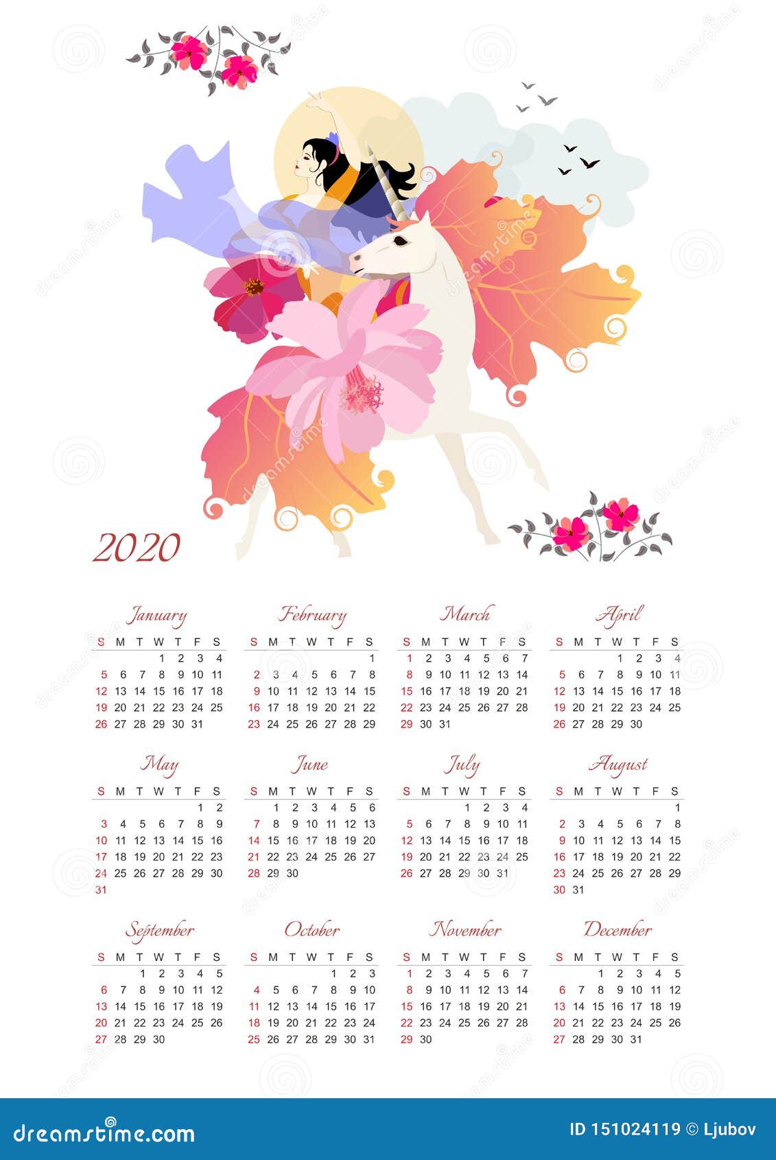 Calendário bonito 2013 das meninas do anime