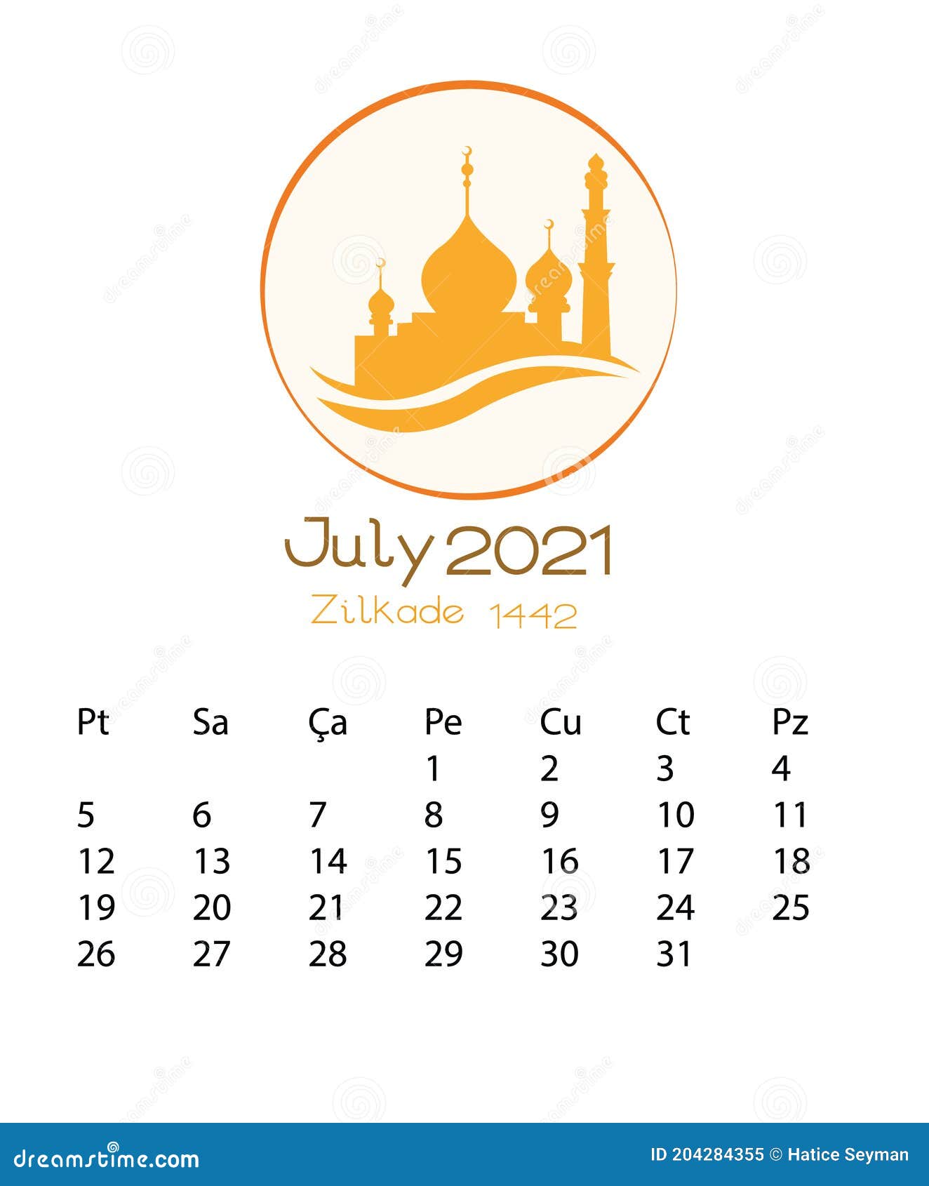 Ramadan Kareem Mês 2021 Calendário Inglês Datas e Horários Identidade  Corporativa