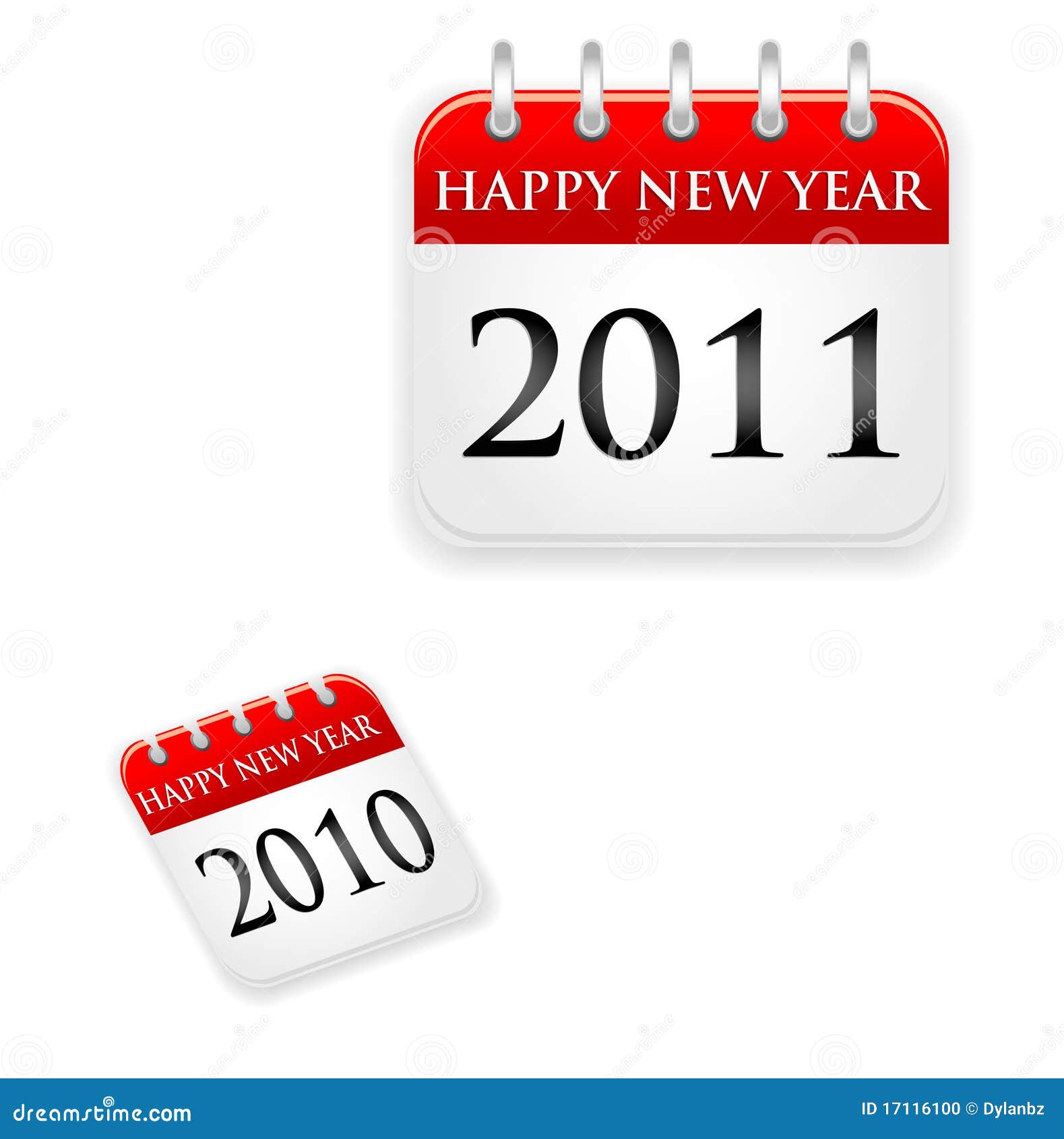 Calendar 2011 And 2010 Year Stock Vector Illustration Of Everyday