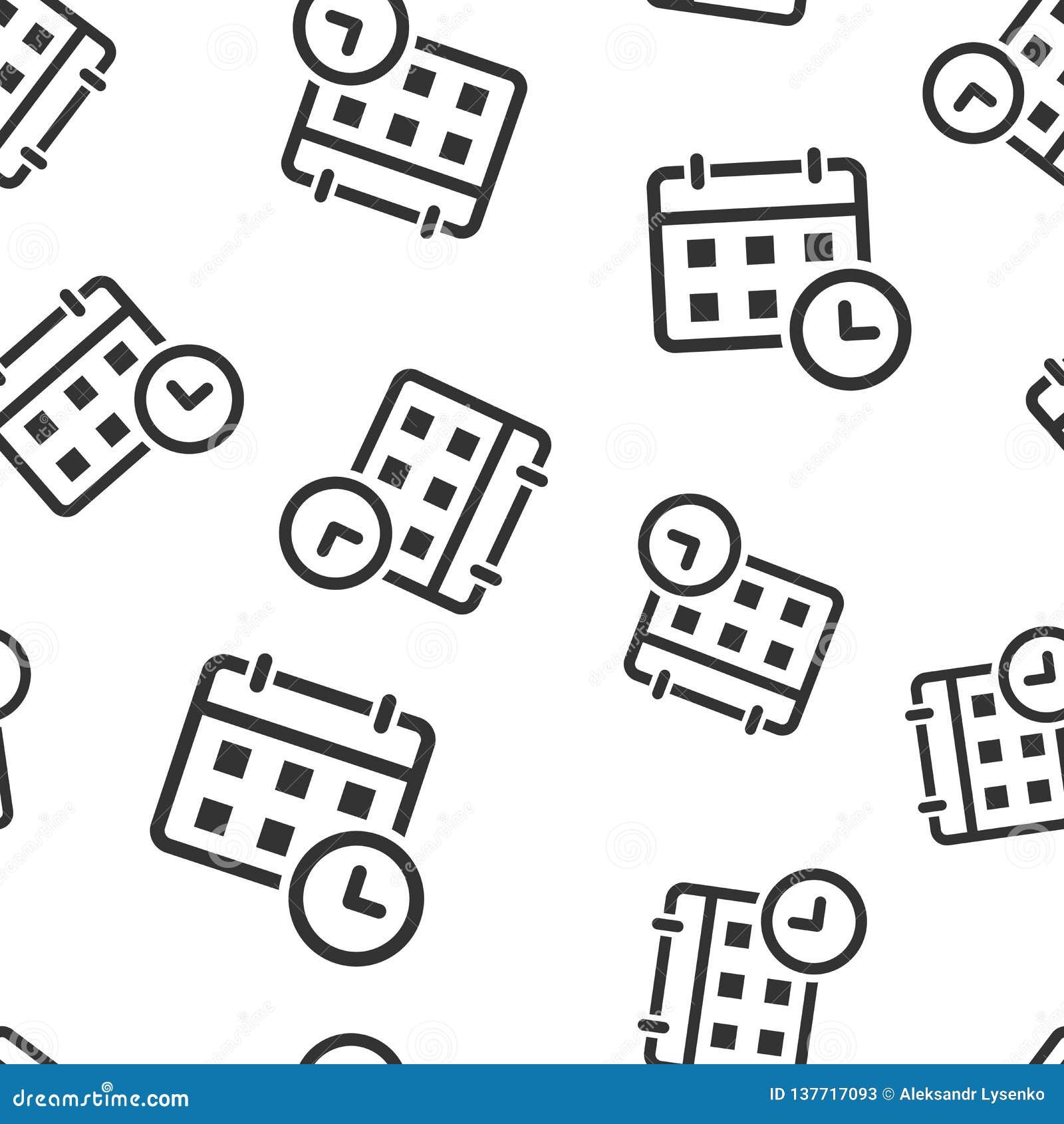 Calendar Agenda Icon Seamless Pattern Background Planner Calendar Agenda Icon Seamless Pattern Background Planner