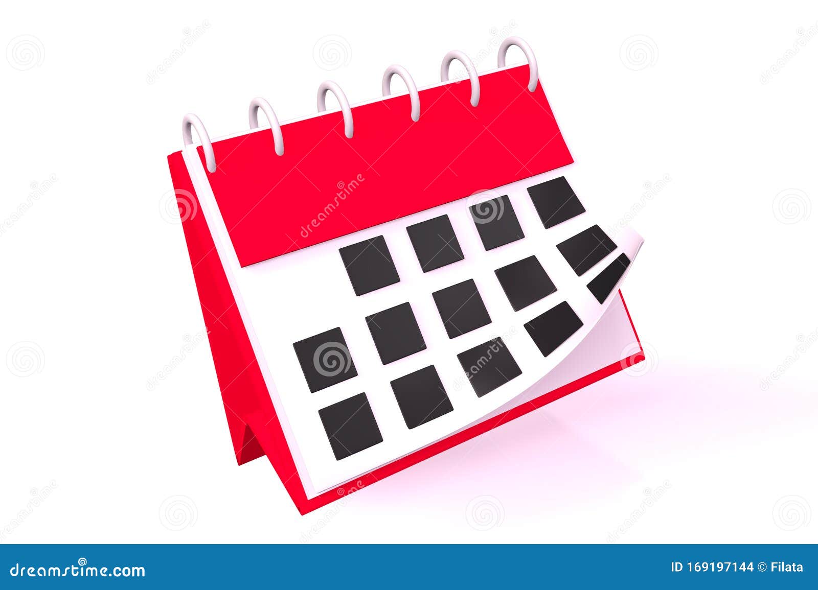 Calendar Deadline or Event Reminder Notification Stock Illustration