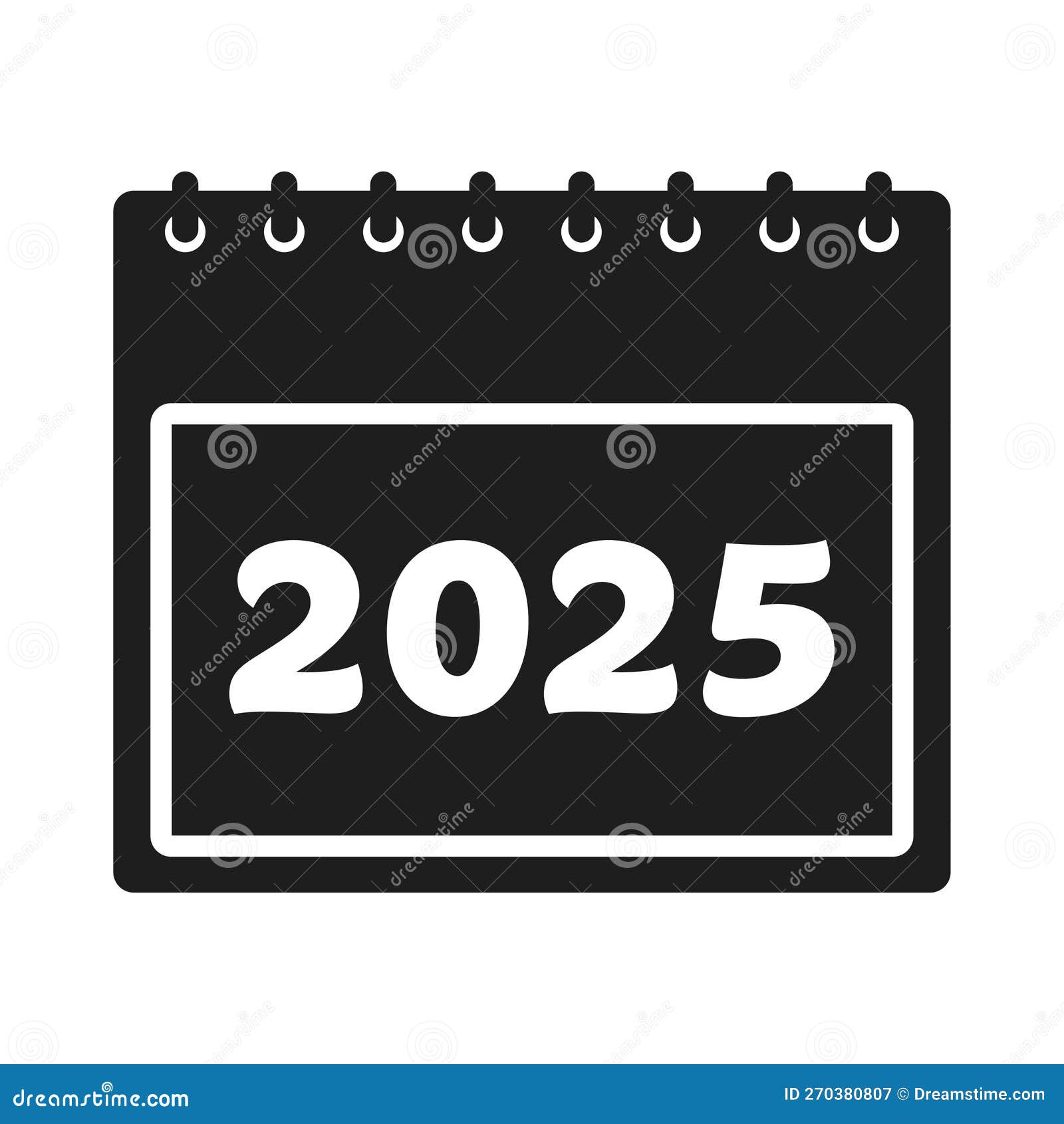 2025-calendar-icon-editable-vector-eps-symbol-stock-vector