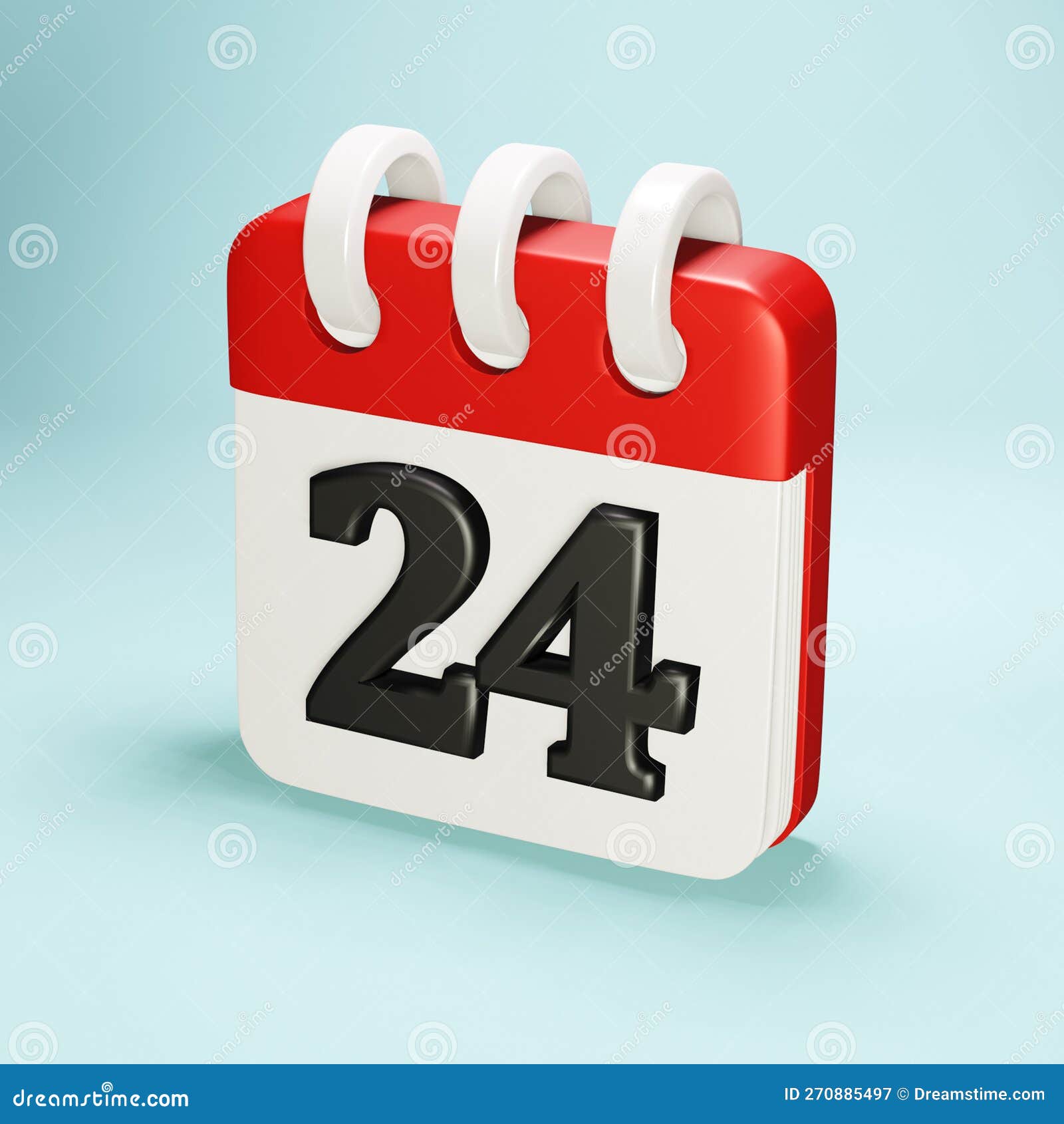 daily calendar  3d render icon 