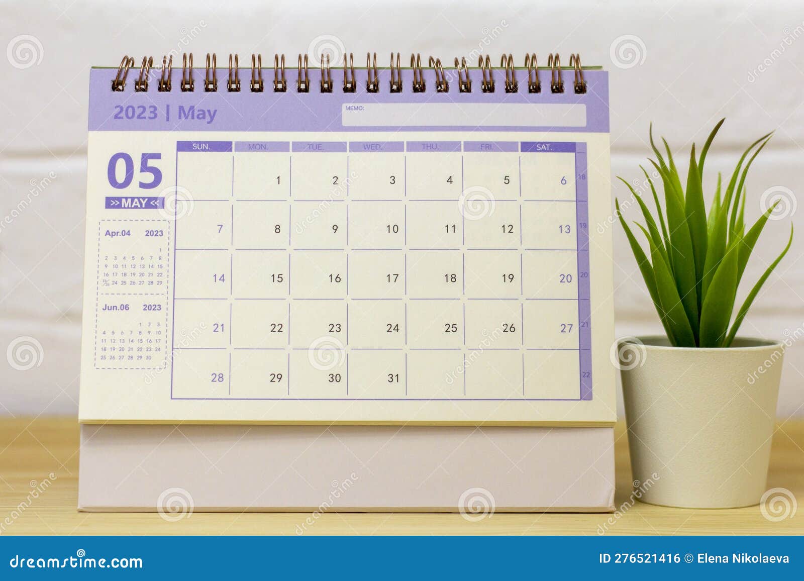 Calendar for May 2023 on the Desktop for Managing and Planning Every