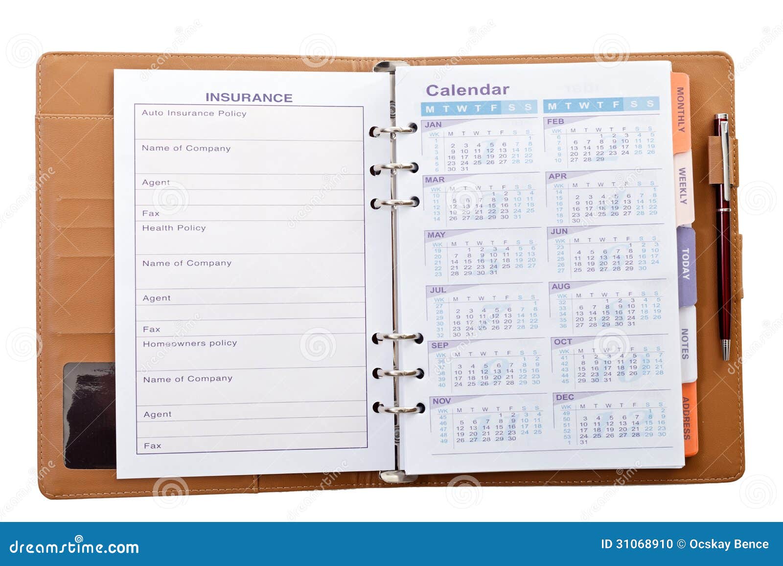 Notebook Calendar Notebook Calendar