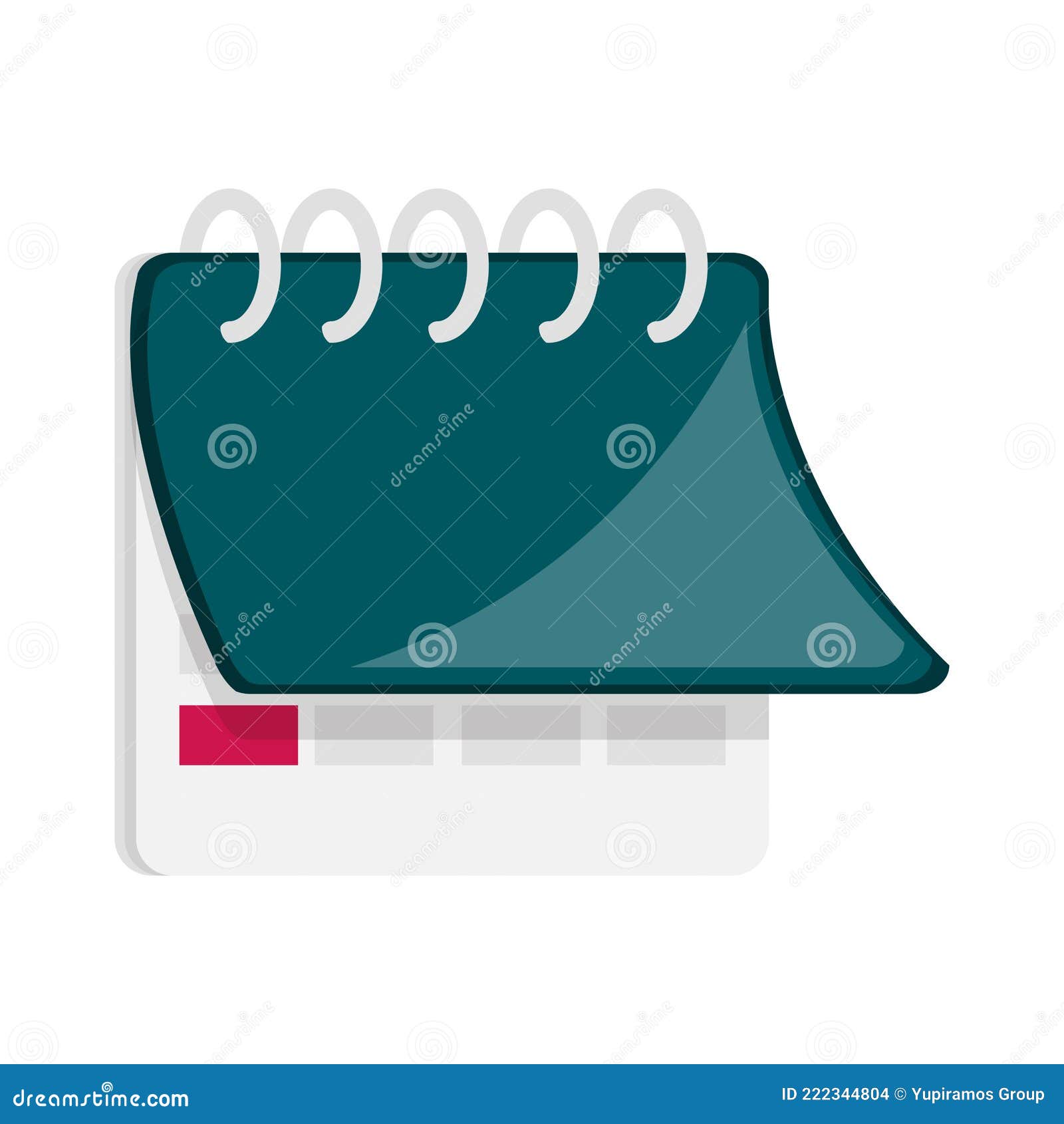 Calendar Organizer and Plan Stock Vector Illustration of planner