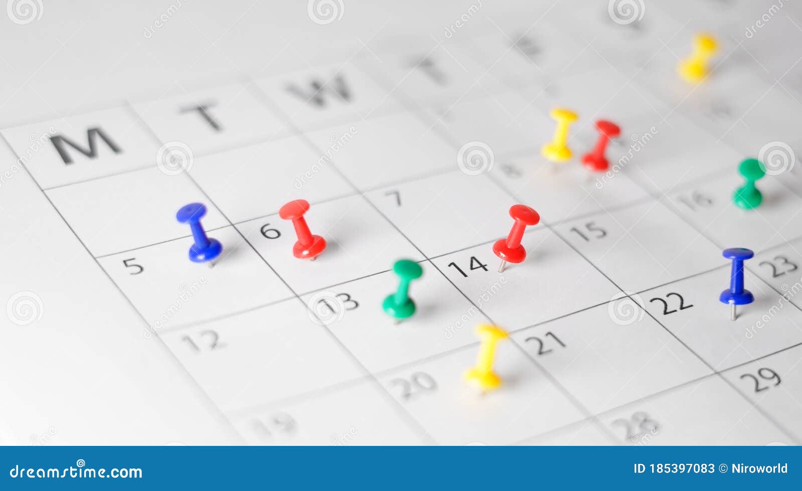 calendar page business events busy scheduling