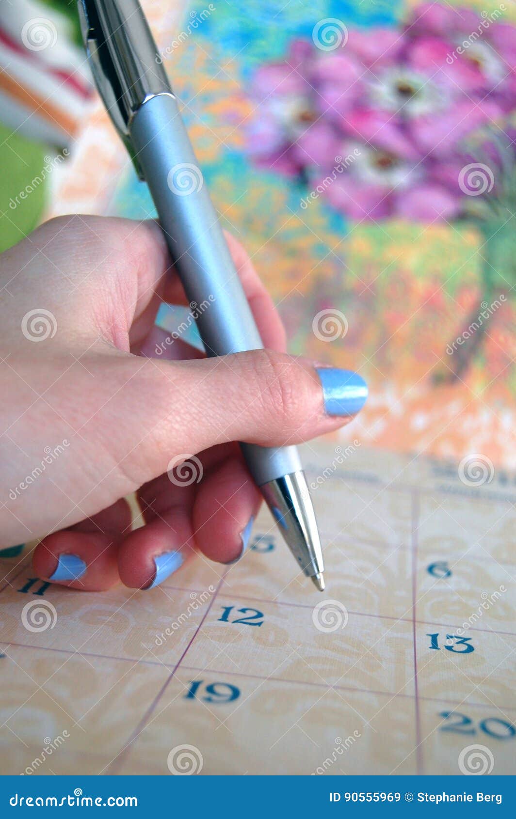 Calendar Planning stock image. Image of closeup, memo 90555969