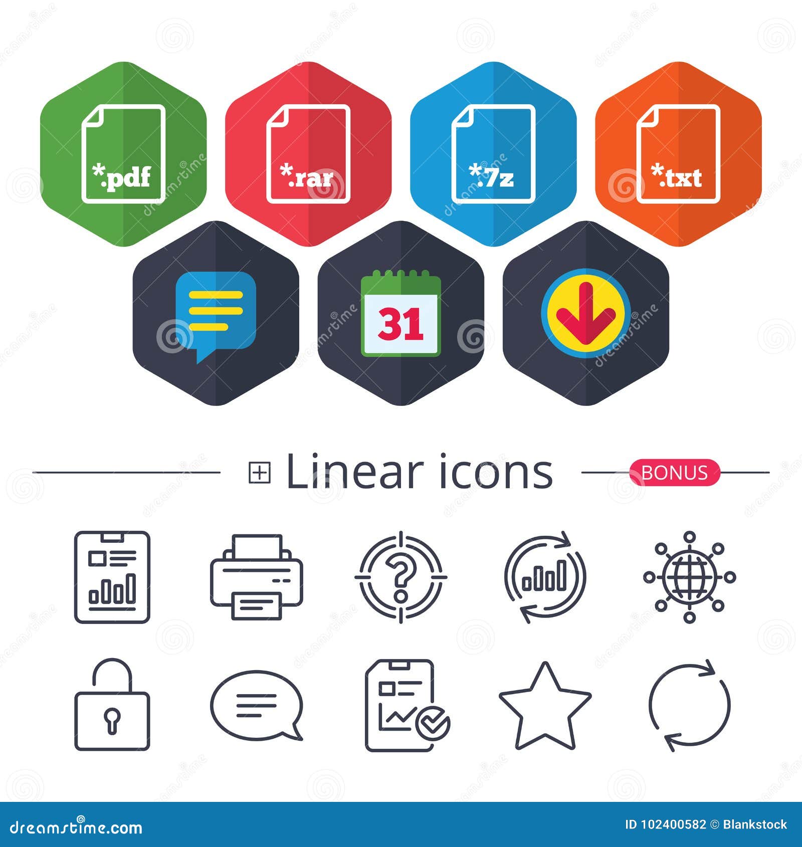 document signs. file extensions s.